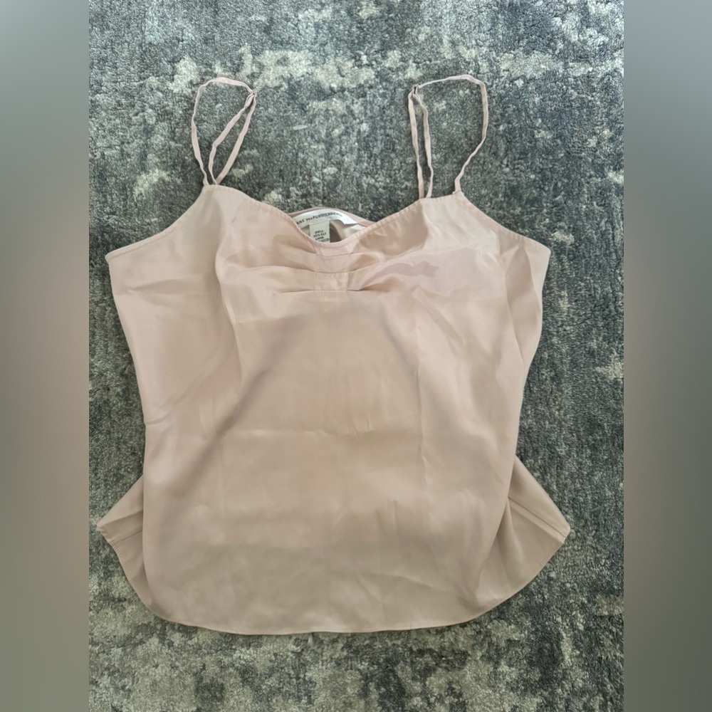 Diane von Furstenberg Silk V-Neck Tank Top * Pink - Picture 2 of 5